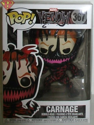 Boneco de Vinil CARNAGE Venom Movie Marvel Pop 4" Polegadas #367 Funko Estado Perfeito 2018 - Imagem 1 de 4