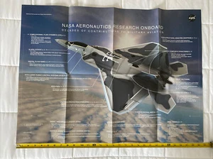 NASA Aeronautics Research Onboard Poster NW-2008-10-180-HQ 22”x29.1/2” - Picture 1 of 6