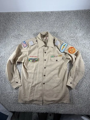 Camisa Oficial Vintage Boy Scouts Of America BSA Para Hombre Talla M Manga Larga EE. UU. Foto 1 de 4