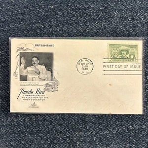 U. S.Stamp FDC- 983  - Puerto Rico Vote   -  Art Craft   - Picture 1 of 6