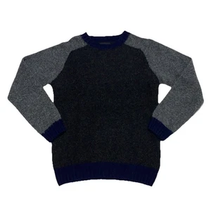 Suéter Howlin Tejido Raglán Talla Pequeña Gris Azul Verde 100% Lana Hecho en Escocia - Imagen 1 de 6