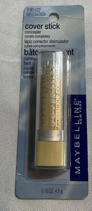 Corrector en barra Maybelline Cover (0,16 oz/4,5 g/190 amarillo) lote de 2, como se ve - Imagen 1 de 3
