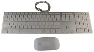 Apple A1243 USB Keyboard numeric keypad plus Magic Mouse A1296 wired - Picture 1 of 5