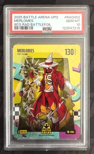 2025 BO JACKSON BATTLE ARENA MERLOMES PAT MAHOMES ANNI 80 RAD BATTLEFOIL PSA 10 - Foto 1 di 2