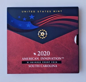 2020 American Innovation $1 Reverse Proof Coin South Carolina - Picture 1 of 5