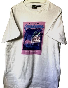 R.L.Styne Gooosebumps one day at horrorland Scholastic Inc t-shirt size Teens LG - Picture 1 of 7