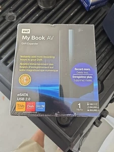 WD My Book AV DVR Expander 1TB, USB 2.0 & eSATA Hard Drive w/ Power Cables Tivo - Picture 1 of 7