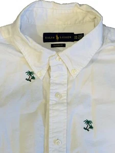 Camisa Polo Ralph Lauren Para Hombre 2XL Calce Clásico Bordada Palmera Mangas Cortas - Imagen 1 de 6
