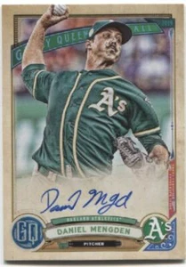 Daniel Mengden 2019 Topps Gypsy Queen On-Card autógrafo automático -ATHLETICS- GQA-DM - Imagen 1 de 1