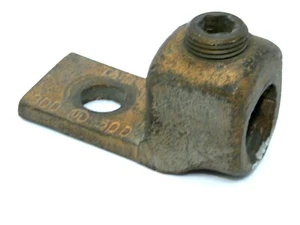 NEW! T&B LARGE BOLT DOWN COPPER MECHANICAL WIRE CONNECTOR 300-500 LV - Picture 1 of 5