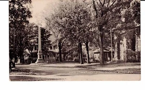POSTAL CALLE PRINCIPAL MOSTRANDO MONUMENTO KENT CONNECTICUT - 1947 - Imagen 1 de 2