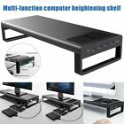 Smart Base Aluminum Computer Laptop/Monitor Stand USB 3.0 Wireless Charger Base