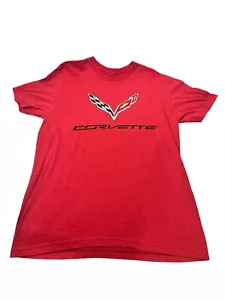 Camiseta de segunda mano con logotipo de Corvette roja | Camiseta gráfica | Talla M - Imagen 1 de 5
