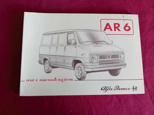 ALFA ROMEO AR6 LIBRETTO USO E MANUTENZIONE - Foto 1 di 2