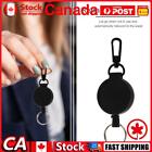 Resilience Steel Wire Elastic Keychain Recoil Retractable Key Ring (Round) CA