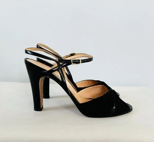 Vintage 1970s/1980s CELINE Paris Vintage Flanged Pumps - Size 7 1/2 (38) - Picture 1 of 9