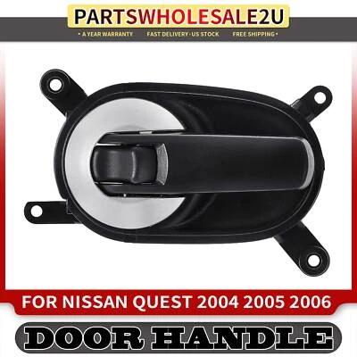 Manija de puerta interior de conductor delantero negro rojo para Nissan Quest Quest 80671-5Z002 Foto 1 de 4