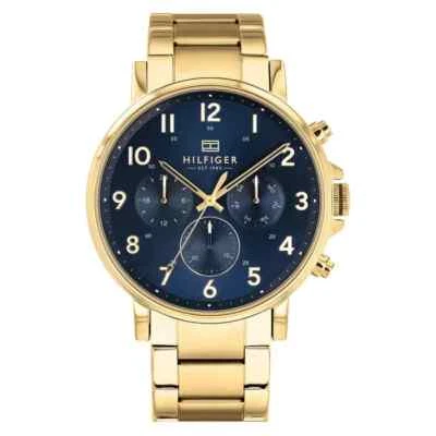 Tommy Hilfiger 1710384 Multi-function Gold-Tone Blue-dial watch - Image 1 of 2
