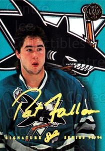 1993-94 Leaf Studio Signature #2 Pat Falloon