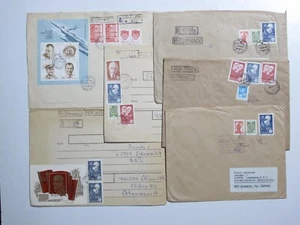 Sowietunion, 6 Einschreibbriefe nach Edewecht - Picture 1 of 13