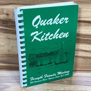 Forsyth Friends Meeting Cookbook Winston-Salem NC Quaker Kitchen 1974 NICE - Foto 1 di 16