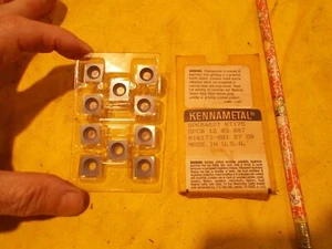 10 INSERTOS DE CARBURO INDEXABLES KENNAMETAL SPEB 422 T torno herramienta TORNEADO Y FRESADO - Imagen 1 de 5
