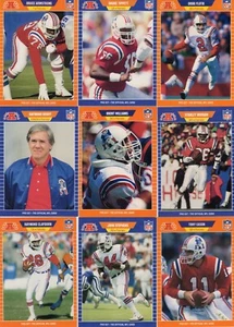 Lot of 17-1989 Pro Set New England Patriots Football Cards, Flutie, Eason, etc. - Bild 1 von 2