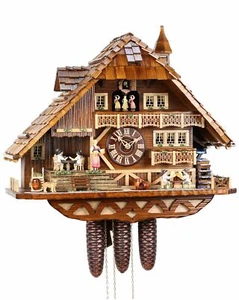 Schneider Anton Söhne -Kartenspieler 50cm- 8TMT 3170/9 Kuckucksuhr Original Schw - Bild 1 von 1