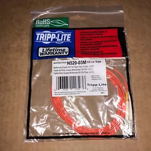Tripp Lite Multimode Duplex 50/125 Fiber Patch Cable LC/LC 10' 3 Meter N520-03M - Picture 1 of 2
