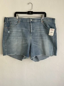 Levi Strauss Signature High Rise Distressed 5” Short, Size 26 - Picture 1 of 6