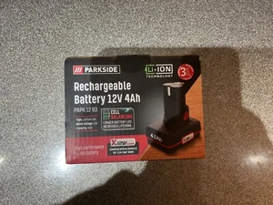 PARKSIDE RECHARGEABLE BATTERY 12V 4AH LI-ION TECHNOLOGY * BRANDNEW* - Picture 1 of 1