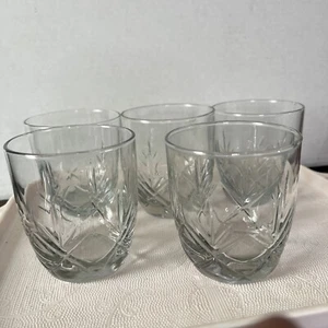 Set of 5 Anchor Hocking Fleur 8 Oz Tumblers - Picture 1 of 9