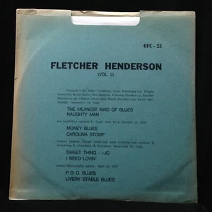 Fletcher Henderson-Vol. 2-Only For Collectors 23-10 INCH - Imagen 1 de 4