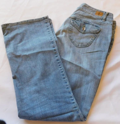 Pantalones de mezclilla para mujer Bandolinoblu Arianna azul bermudas talla 10 promedio usados en excelente estado Foto 1 de 4