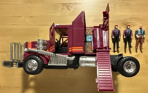 Rhino x1, Alex Sector x1, Buddie Hawks x2 - Vintage 1985 Kenner M.A.S.K. Lot Cover