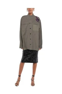 Valentino Jacket Oversized Khaki Denim Collaboration By Inez And Vinoodh - Picture 1 of 15