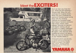 1968 Yamaha Trail Bikes: Meet the Exciters Vintage Print Ad - Picture 1 of 1