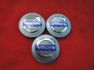 3 VOLVO Used ORIGINAL Alloy Wheel CENTER CAPS Part # 30666913 - Picture 1 of 9