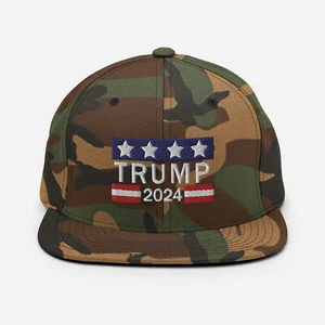Trump 2024, Donald Trump for President, Donald Trump Snapback Hat, Vote Trump 24 - Picture 1 of 17