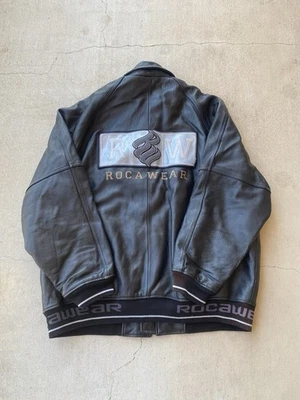 Rocawear Men's Leather Jacket/y2k#southpole#carhartt - Image 1 of 4