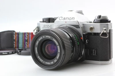 ([Exc+5] Canon AE-1 Program Silver 35mm film Camera Body 35-70mm Lens from Japan - Image 1 of 4