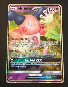 Pokemon Mr. Mime GX 67/181 Team Up ultra raro casi nuevo - Imagen 1 de 2
