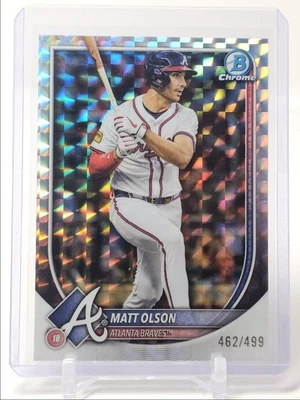 MATT OLSON 2025 BOWMAN CROMO VETERANOS GEOMÉTRICOS BRAVOS /499 Q4271 Foto 1 de 2
