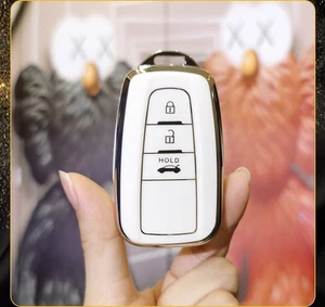 2pcs car key fob shell case for Toyota Corolla Avalon Camry Levin IZOA C-HR RAV4 - Picture 1 of 4