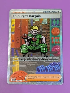 Pokémon TCG Lt. Surge's Bargain 185/132 Me01: Mega Evolution SIR, Mint - Bild 1 von 6
