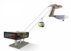 JÄGERNDORFER, Skilift mit gelb-schwarzer Gondel - PLANAI, Schacht... - Bild 1 von 1