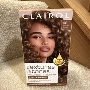 Clairol Textures & Tones Permanent Hair Dye # 5G Caramel Brown - Picture 1 of 1