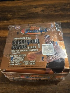 1999-00 Topps Finest NBA Basketball Series 1 ANGLED Hobby Box - Picture 1 of 6