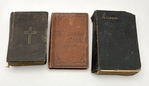 1877 1878 1904 Swedish Language Psalm Hymn Prayer Books Antique Lot Hardcover - Bild 1 von 23