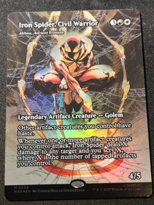 Iron Spider, Civil Warrior - Foil - Borderless - Eternal Legal - MAR - NM - 0039 - Picture 1 of 1